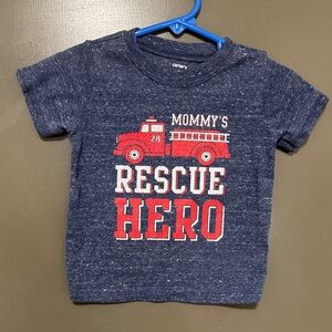 Carter's Navy Blue Rescue Hero Tee